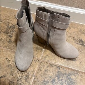 Michael Shannon Light Gray Ankle Booties size 8. Barely worn.